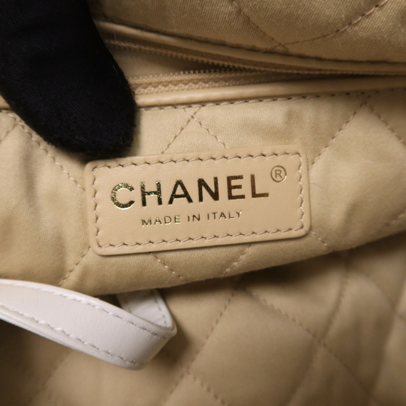 CHANEL 牛皮皮革Chanel 22鏈帶肩背袋-5