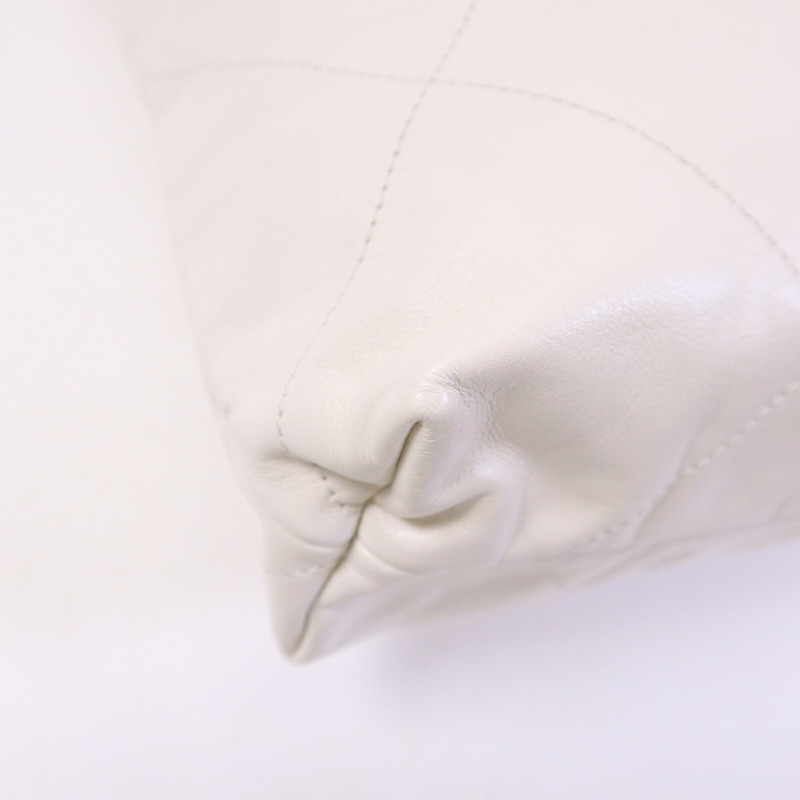 CHANEL 牛皮皮革Chanel 22鏈帶肩背袋-11