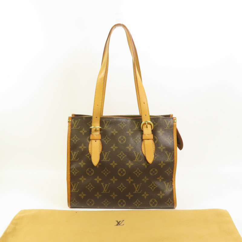 LOUIS VUITTON Monogram Popincourt Haut金扣肩背袋-9