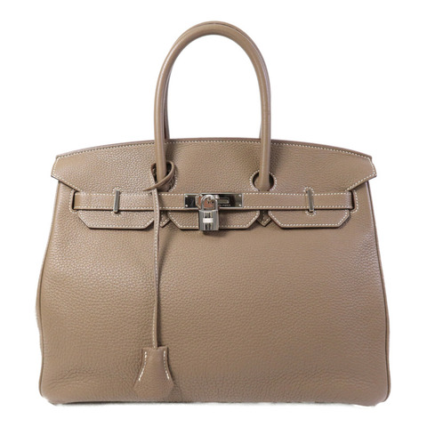 HERMES Togo皮革Birkin 35手挽袋Etoupe