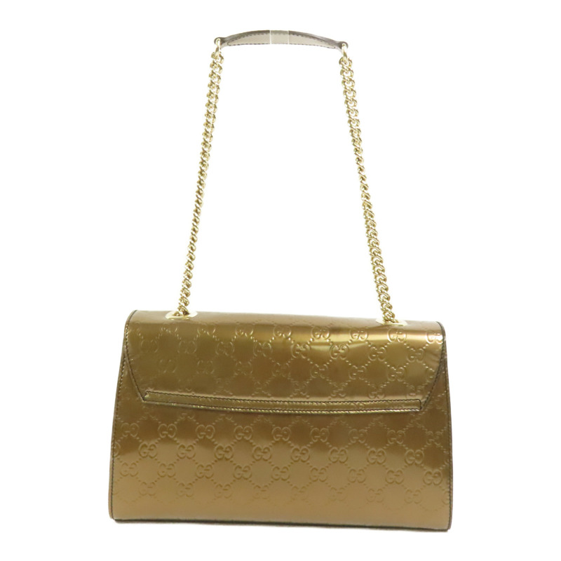 GUCCI 漆皮皮革Emily肩背袋-1