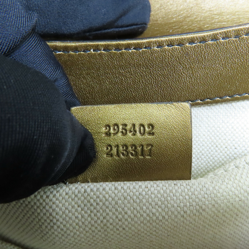 GUCCI 漆皮皮革Emily肩背袋-8