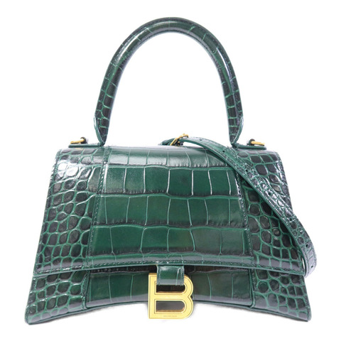 BALENCIAGA 牛皮皮革Hourglass Small手挽肩背兩用袋