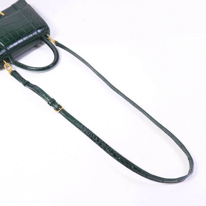 BALENCIAGA 牛皮皮革Hourglass Small手挽肩背兩用袋-9