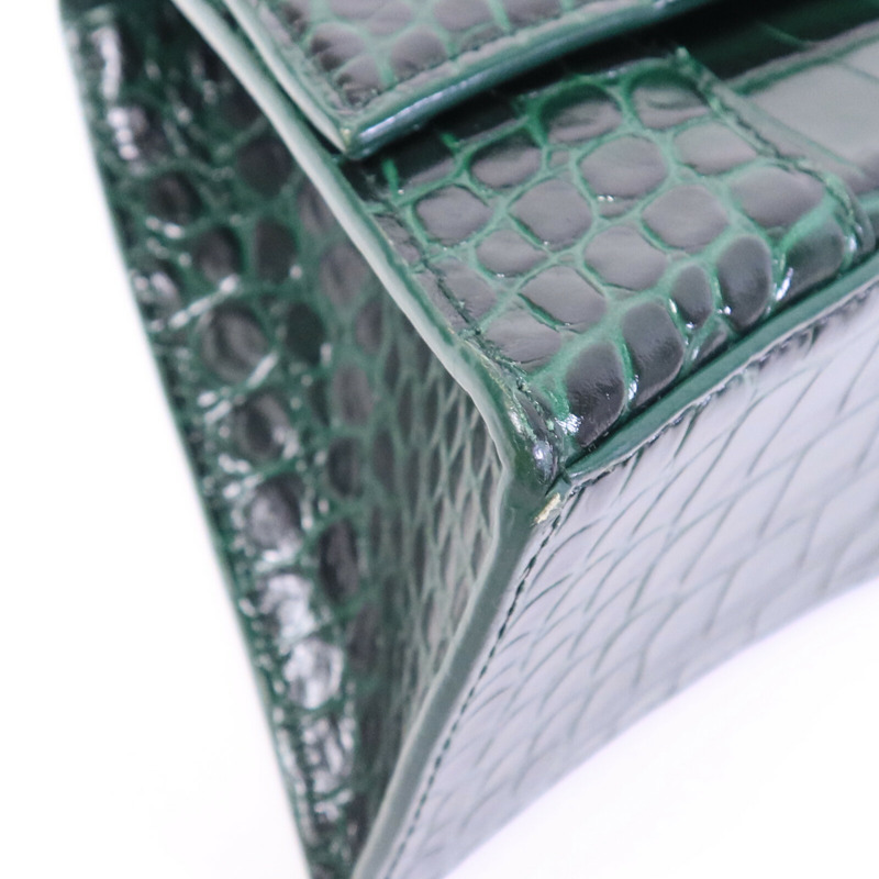 BALENCIAGA 牛皮皮革Hourglass Small手挽肩背兩用袋-11