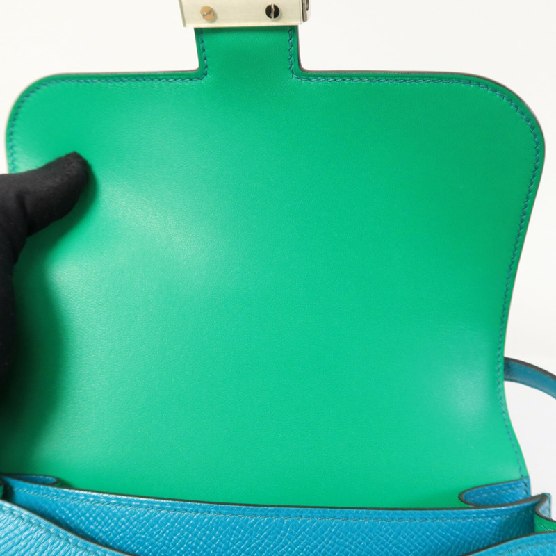 HERMES Epsom皮革Constance Mini肩背袋-14