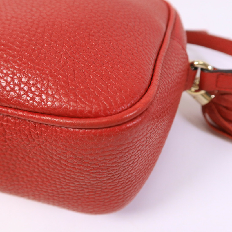 GUCCI 牛皮皮革Soho Disco肩背袋-12