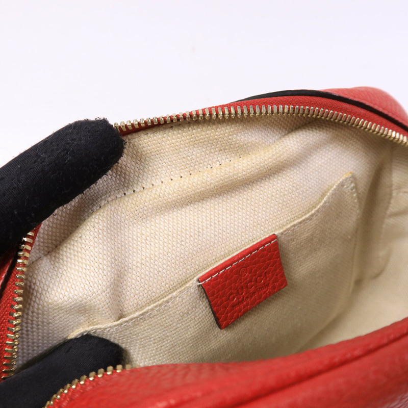 GUCCI 牛皮皮革Soho Disco肩背袋-14