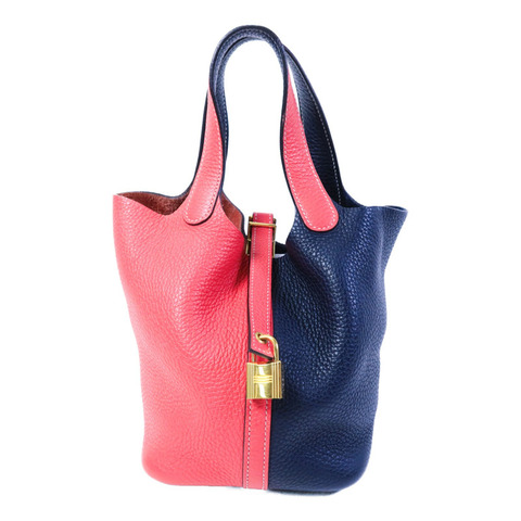 HERMES Clemence皮革Picotin PM手提袋