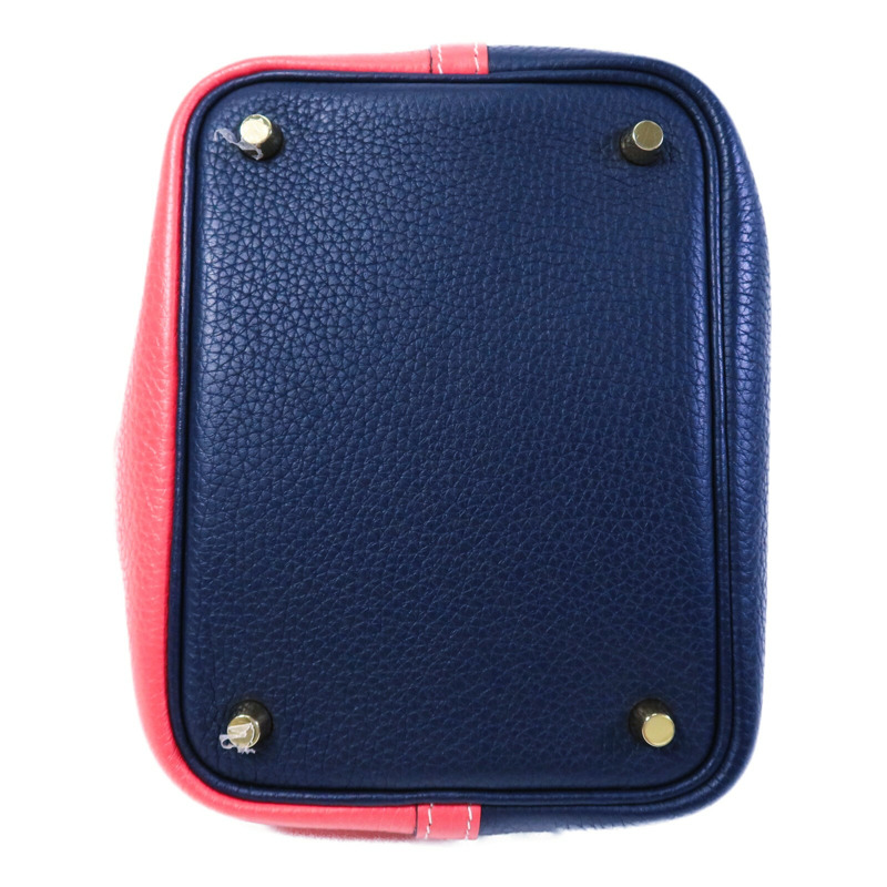 HERMES Clemence皮革Picotin PM手提袋-3