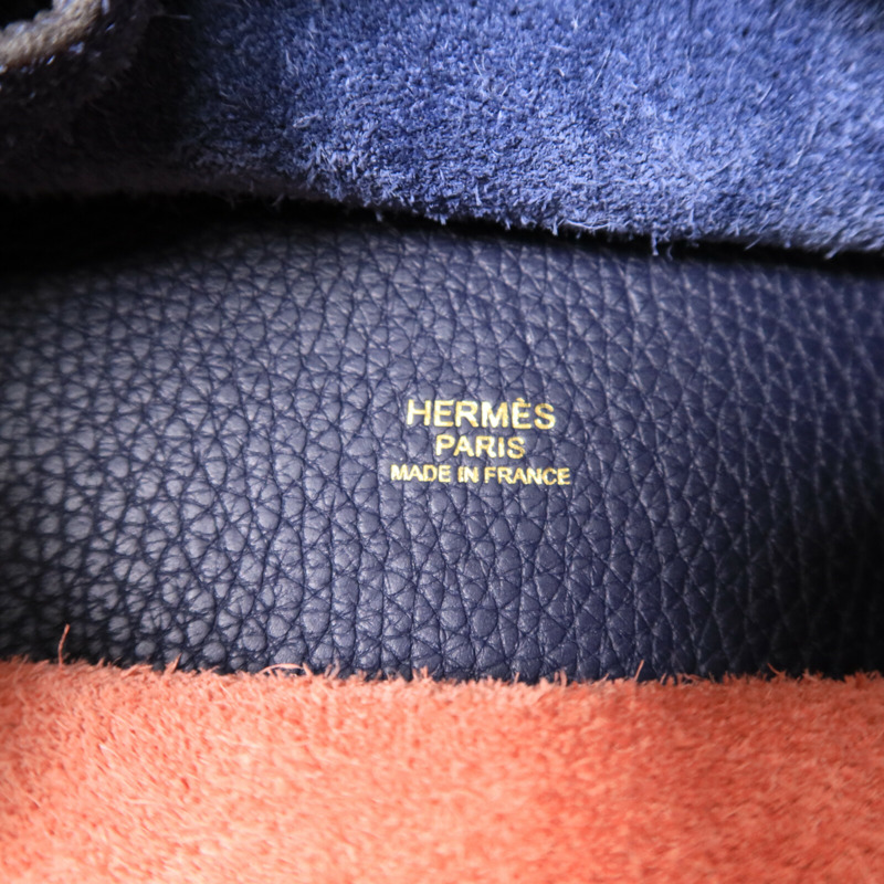 HERMES Clemence皮革Picotin PM手提袋-5