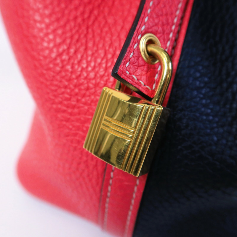 HERMES Clemence皮革Picotin PM手提袋-6