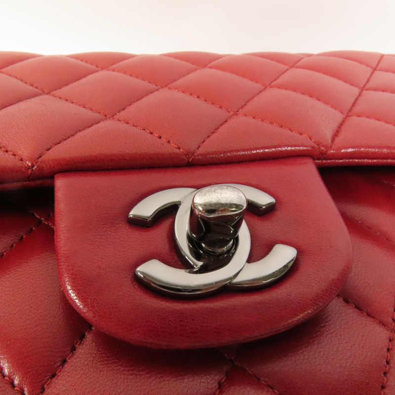 CHANEL 羊皮皮革Classic 25鏈帶肩背袋-7