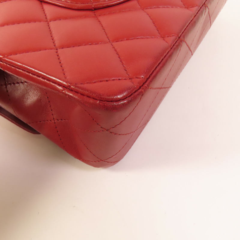 CHANEL 羊皮皮革Classic 25鏈帶肩背袋-13