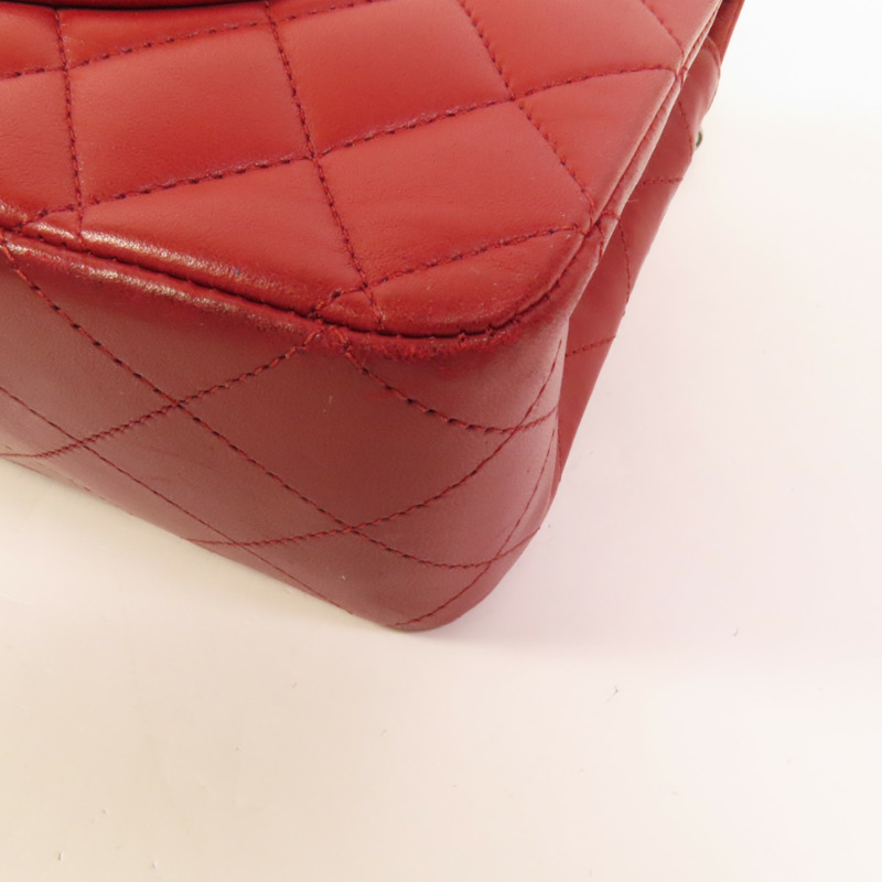 CHANEL 羊皮皮革Classic 25鏈帶肩背袋-14