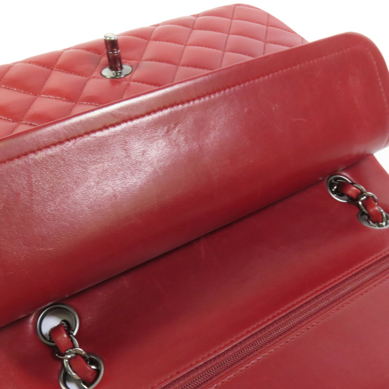 CHANEL 羊皮皮革Classic 25鏈帶肩背袋-15