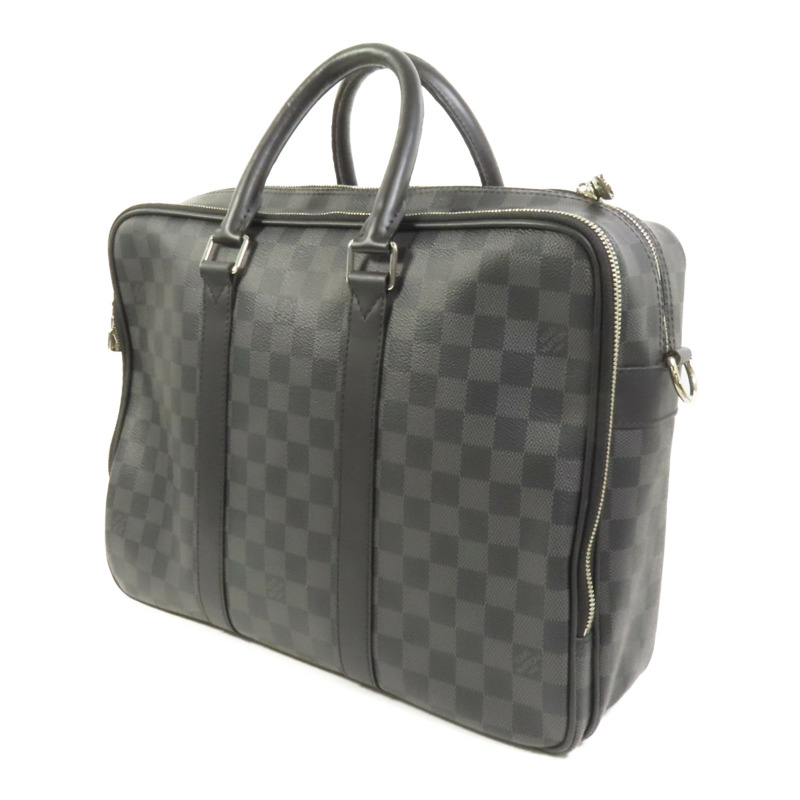 LOUIS VUITTON Damier Graphite ICareNM Briefcase手挽肩背兩用袋-2