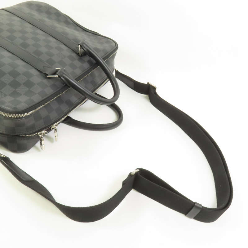 LOUIS VUITTON Damier Graphite ICareNM Briefcase手挽肩背兩用袋-4