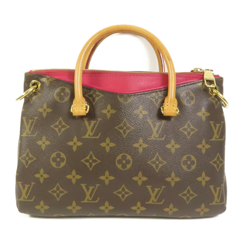 LOUIS VUITTON Monogram Pallas BB金扣手挽肩背兩用袋-1