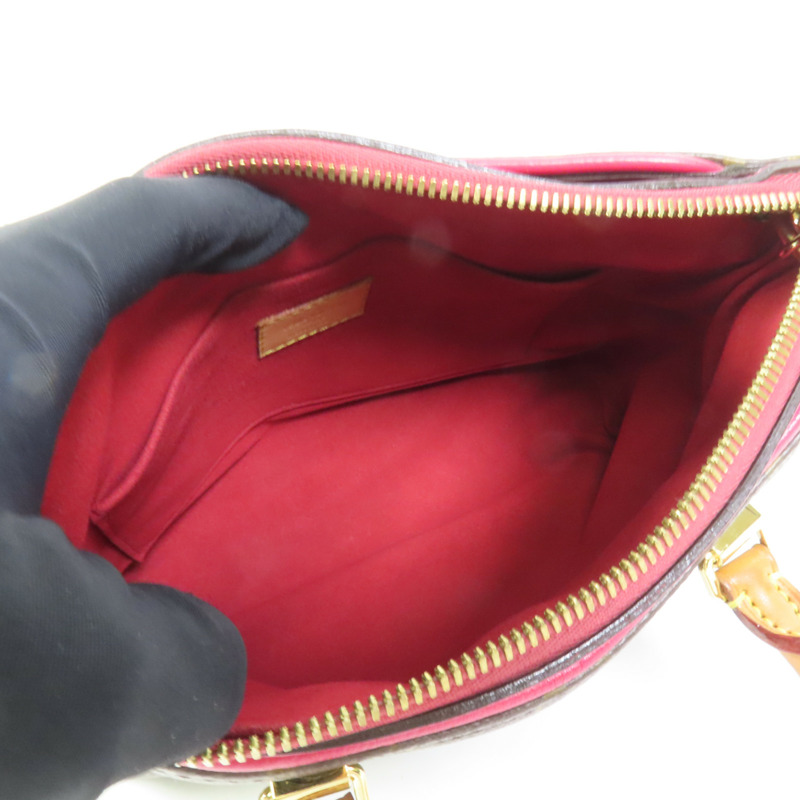 LOUIS VUITTON Monogram Pallas BB金扣手挽肩背兩用袋-4