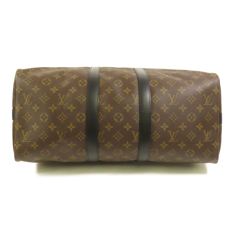 LOUIS VUITTON Monogram Macassar Keepall Bandouliere 45手挽肩背兩用袋-3