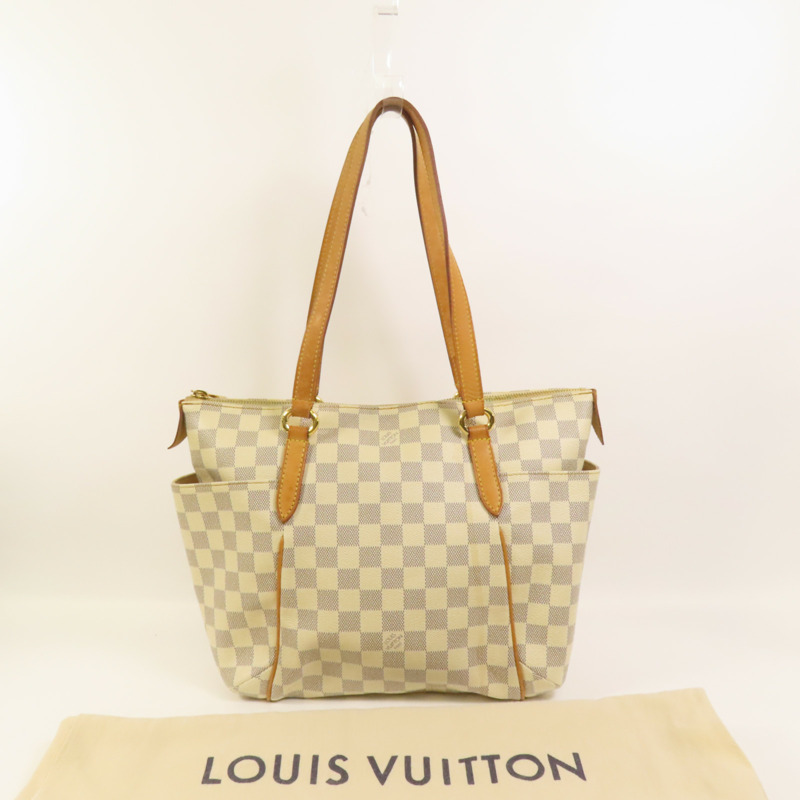 LOUIS VUITTON Damier Azur Totally PM肩背袋-7