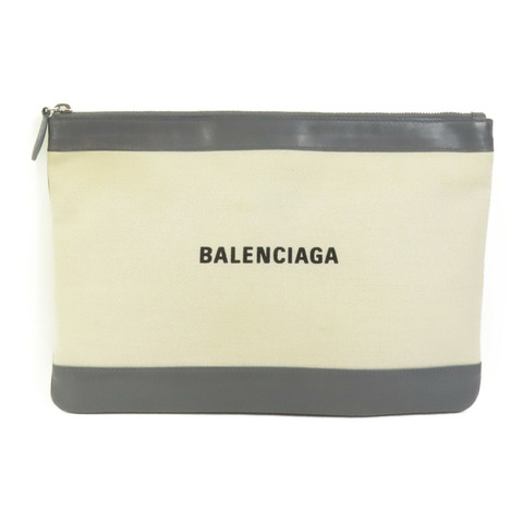 BALENCIAGA 帆布Navy Clip M Clutch手拿包