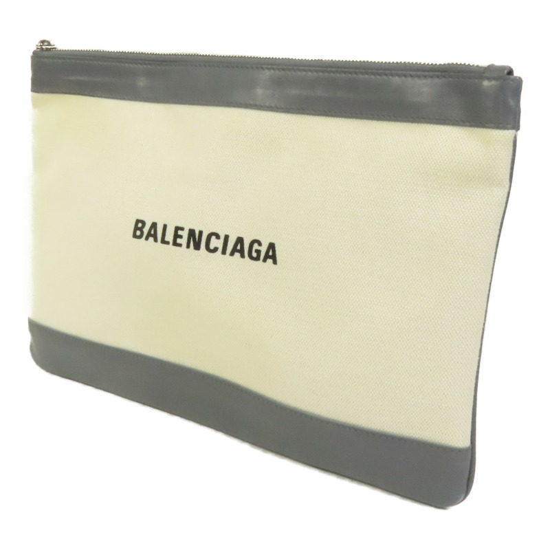 BALENCIAGA 帆布Navy Clip M Clutch手拿包-2