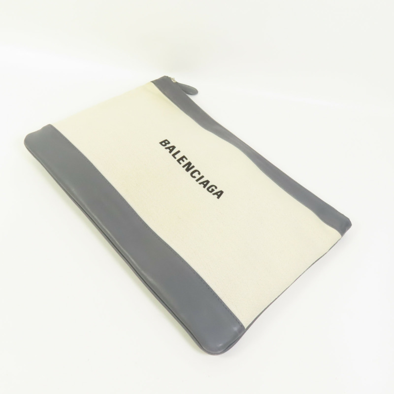 BALENCIAGA 帆布Navy Clip M Clutch手拿包-4