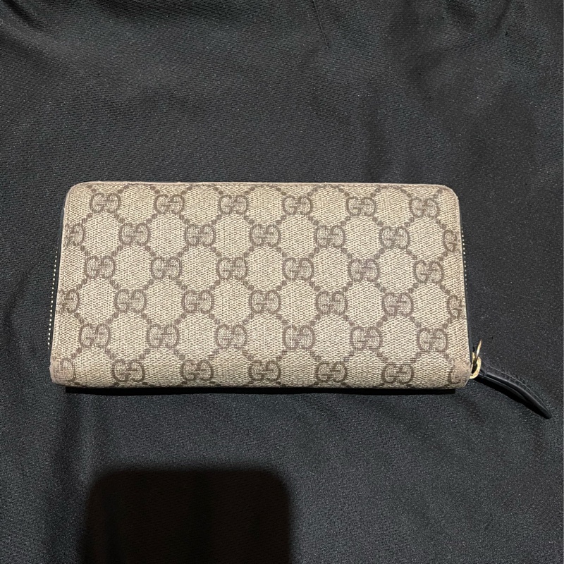 Gucci經典老花金釦長夾(附台灣購證)-4