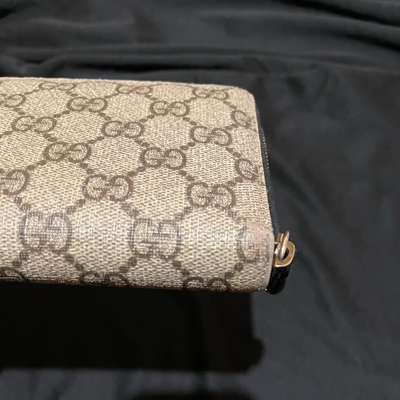 Gucci經典老花金釦長夾(附台灣購證)-10