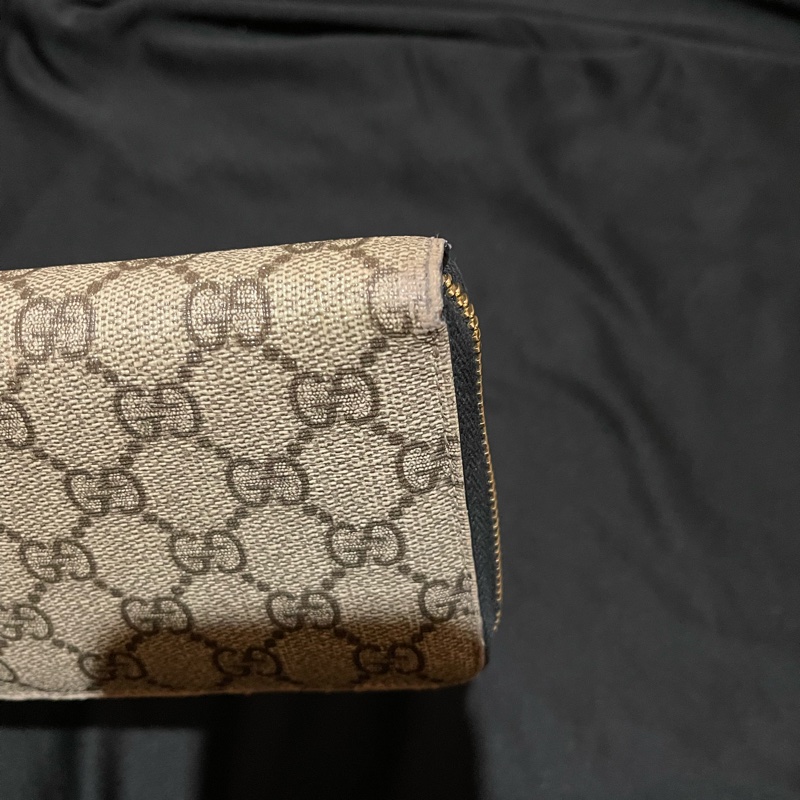 Gucci經典老花金釦長夾(附台灣購證)-13