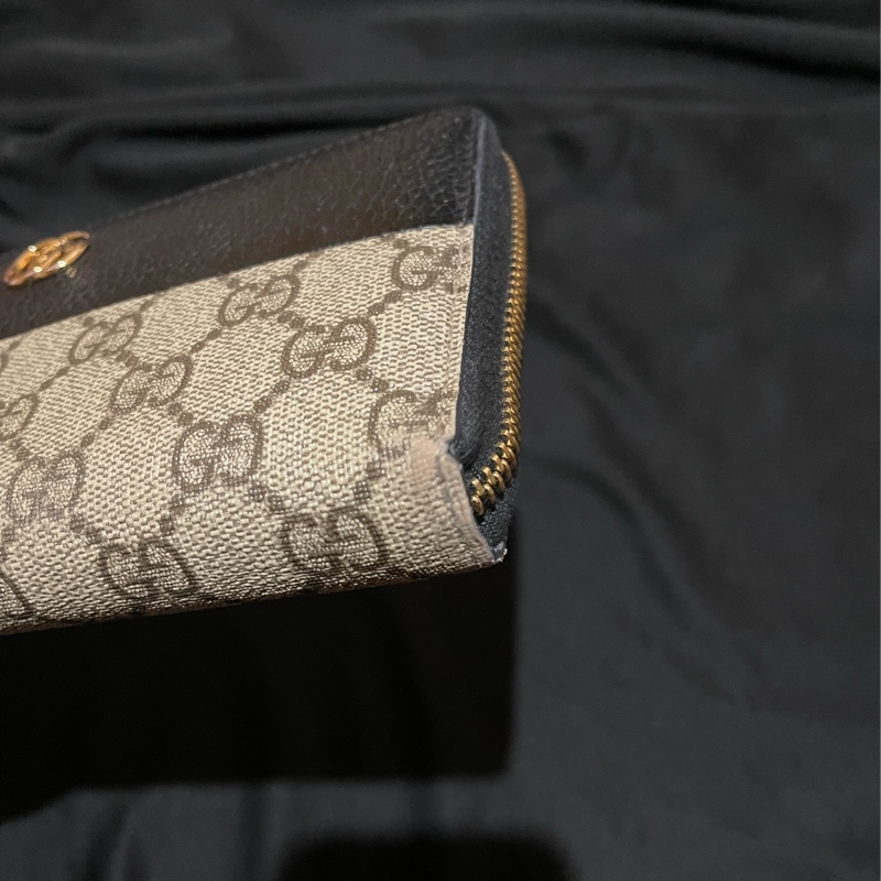 Gucci經典老花金釦長夾(附台灣購證)-14