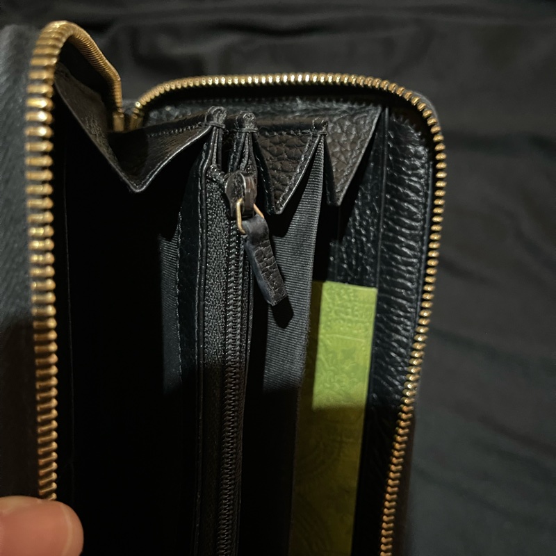 Gucci經典老花金釦長夾(附台灣購證)-21