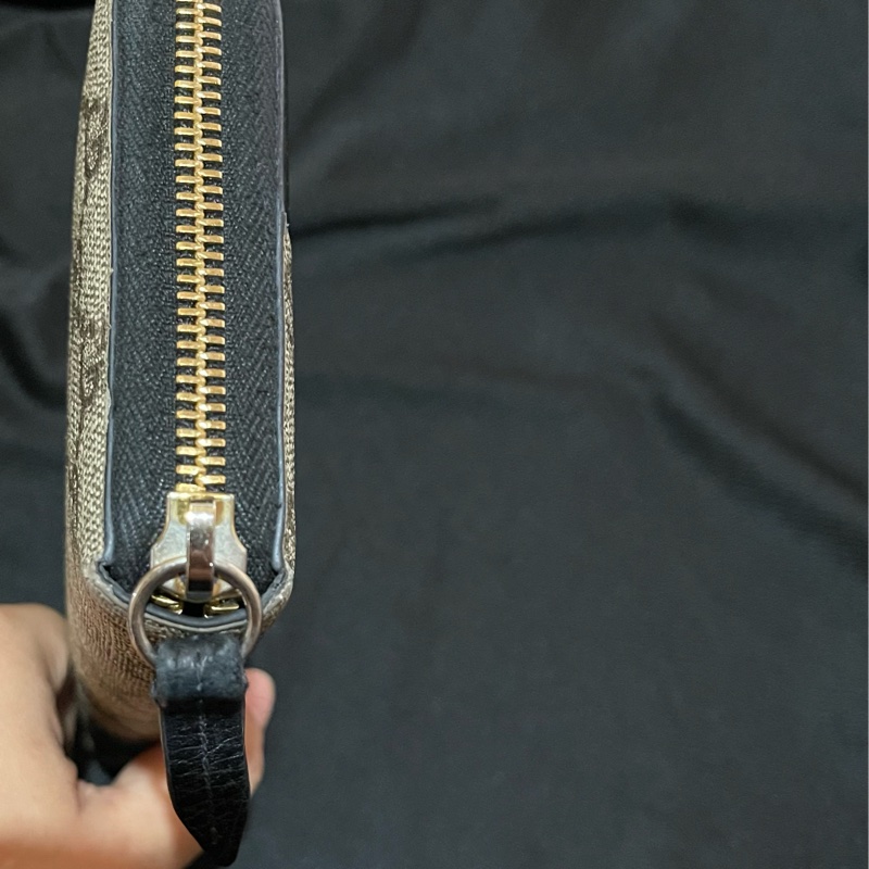 Gucci經典老花金釦長夾(附台灣購證)-23