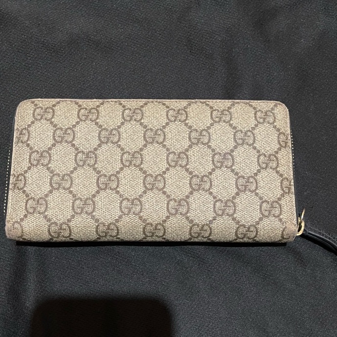 Gucci經典老花金釦長夾(附台灣購證)-29