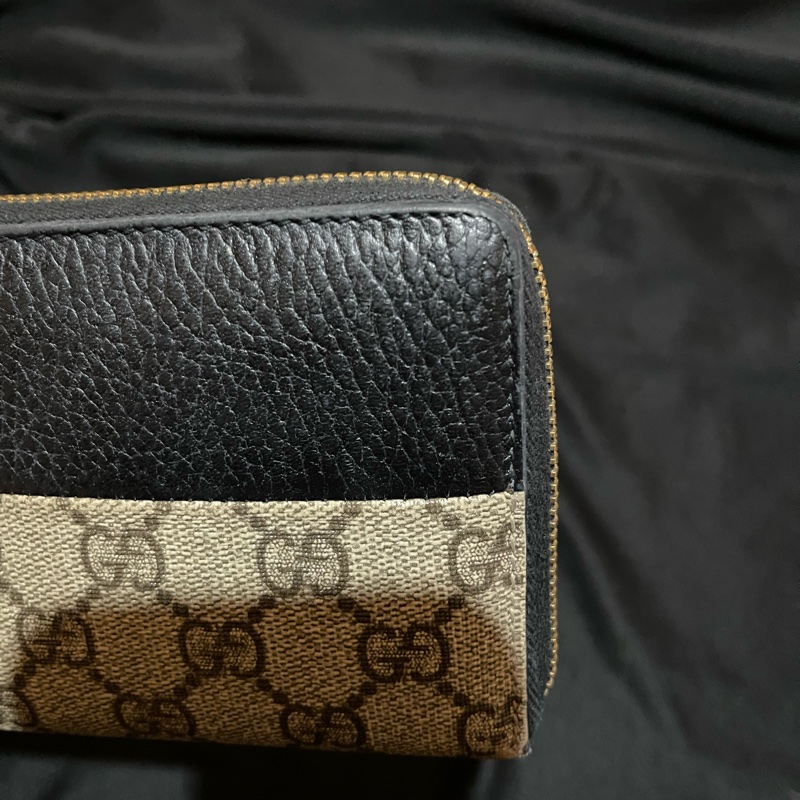 Gucci經典老花金釦長夾(附台灣購證)-34