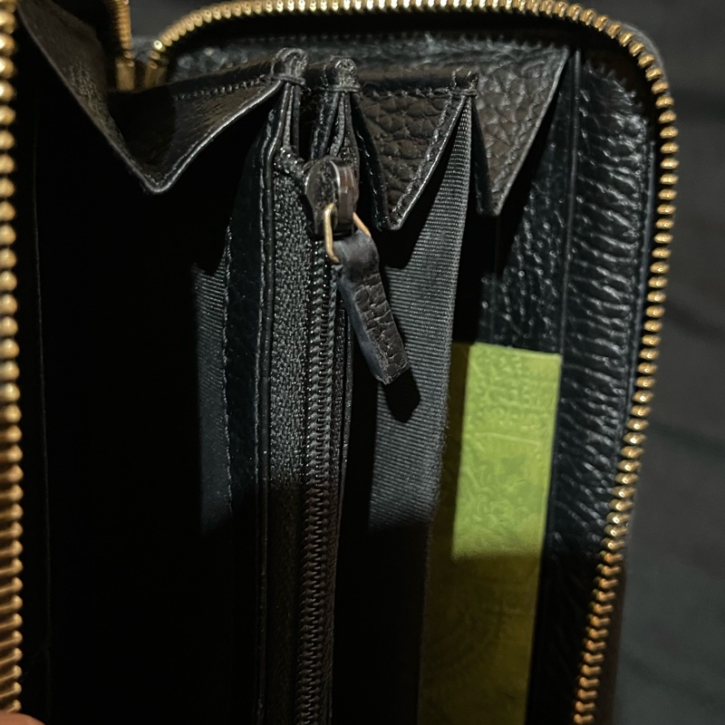 Gucci經典老花金釦長夾(附台灣購證)-43