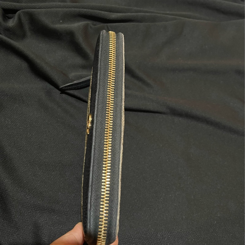 Gucci經典老花金釦長夾(附台灣購證)-53