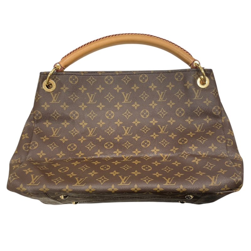 LOUIS VUITTON 路易威登 M40249 ARTSY MM 單肩背包 PVC帆布 MONOGRAM 老花 棕色 金釦-0