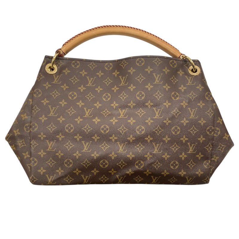 LOUIS VUITTON 路易威登 M40249 ARTSY MM 單肩背包 PVC帆布 MONOGRAM 老花 棕色 金釦-1