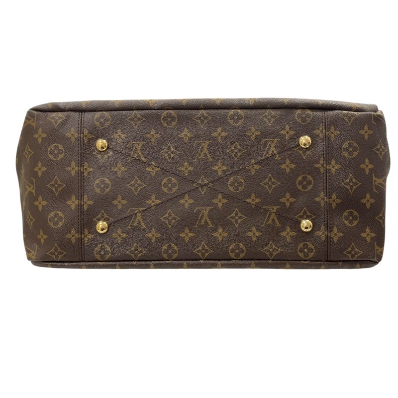 LOUIS VUITTON 路易威登 M40249 ARTSY MM 單肩背包 PVC帆布 MONOGRAM 老花 棕色 金釦-2