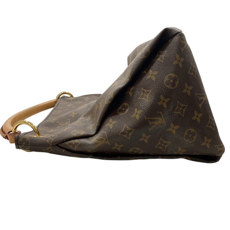 LOUIS VUITTON 路易威登 M40249 ARTSY MM 單肩背包 PVC帆布 MONOGRAM 老花 棕色 金釦-4