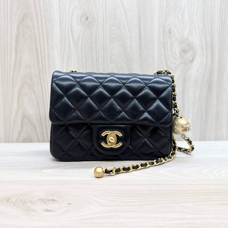 CHANEL超新爆款✨黑金羊皮金球方胖 AS1786(超難買的金球)-2