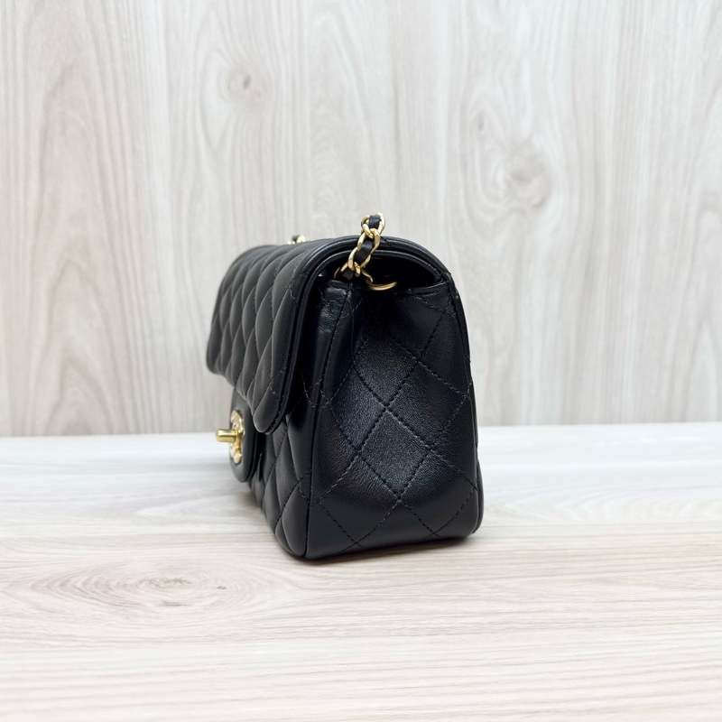 CHANEL超新爆款✨黑金羊皮金球方胖 AS1786(超難買的金球)-5