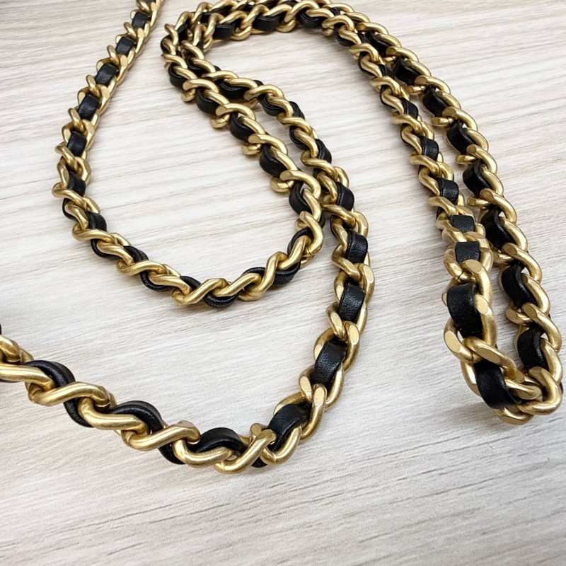 CHANEL超新爆款✨黑金羊皮金球方胖 AS1786(超難買的金球)-15