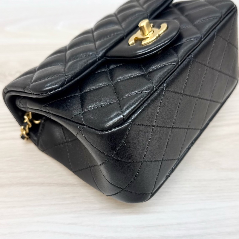 CHANEL超新爆款✨黑金羊皮金球方胖 AS1786(超難買的金球)-17