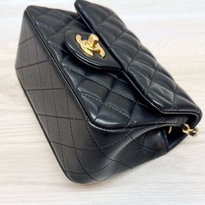 CHANEL超新爆款✨黑金羊皮金球方胖 AS1786(超難買的金球)-18