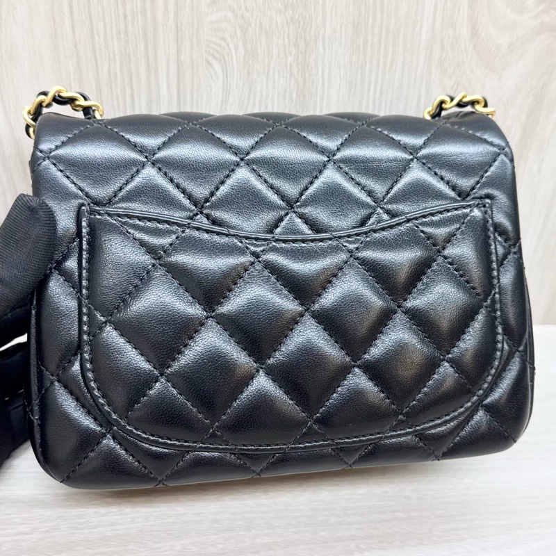 CHANEL超新爆款✨黑金羊皮金球方胖 AS1786(超難買的金球)-19