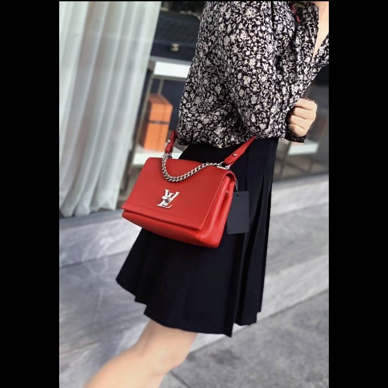 💜 LV Lockme bag 紅色-2